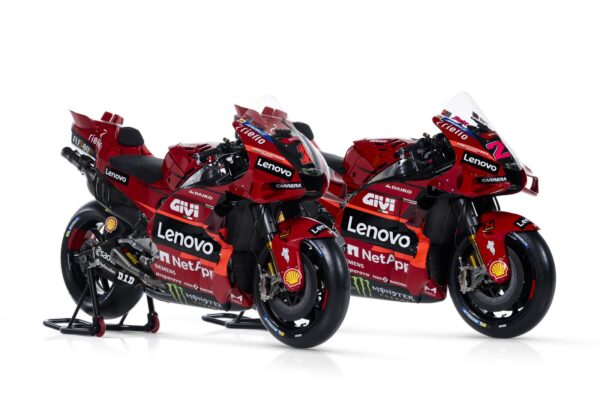 Ducati dévoile la livrée de sa MotoGP 2023