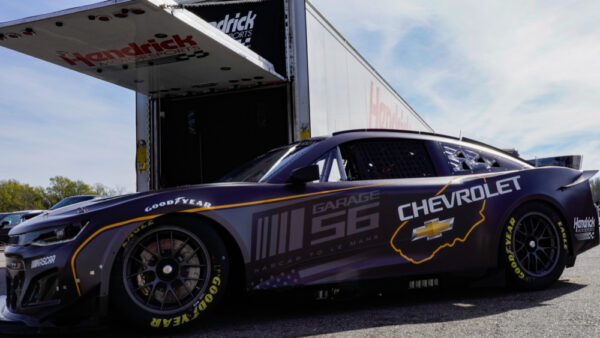La Chevrolet Camaro ZL1 NASCAR Garage 56 en test au VIR