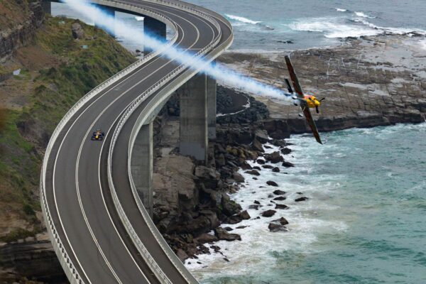 Oracle Red Bull Racing and the RB7 with Matt Hall at Sea Cliff Bridge, Australia