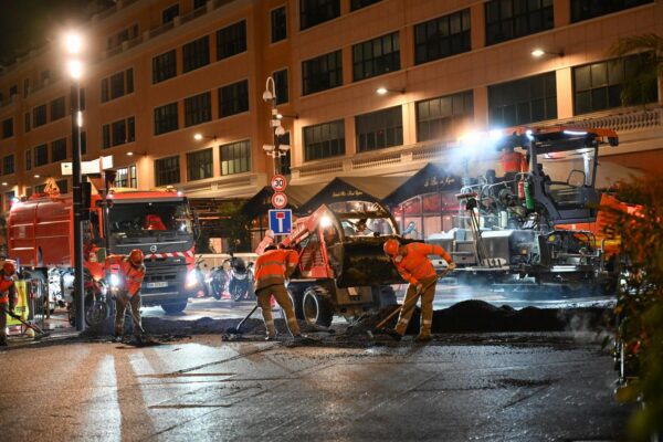 Monaco a débuté l'assemblage du circuit, la piste resurfacée