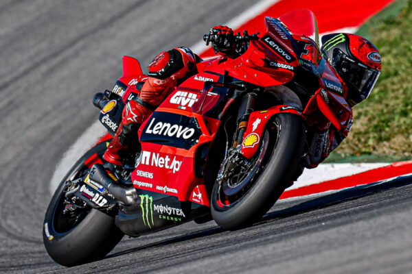 Francesco Bagnaia en tête de la première journée des essais MotoGP de Portimão