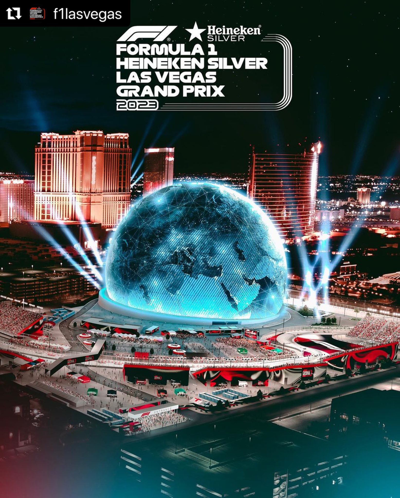 Affiche du Grand Prix de Las Vegas 2023