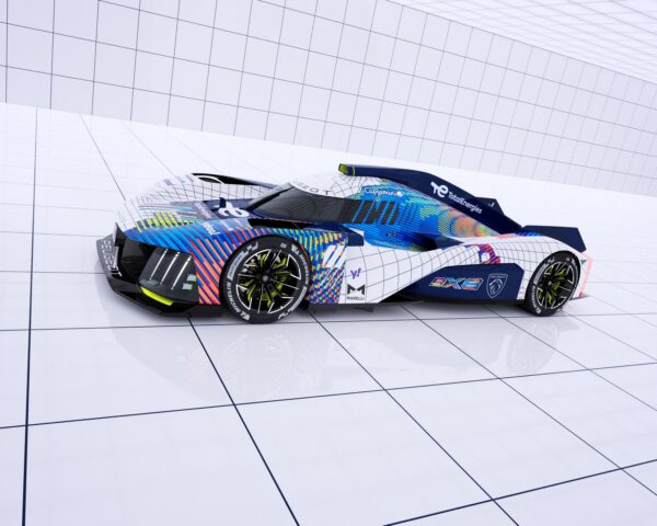La Peugeot 9X8 Art-Car se dévoile pour les 24 Heures du Mans