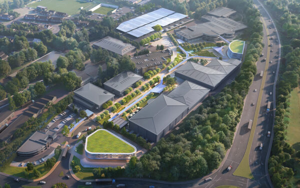 Le futur campus de Mercedes-AMG F1 à Brackley