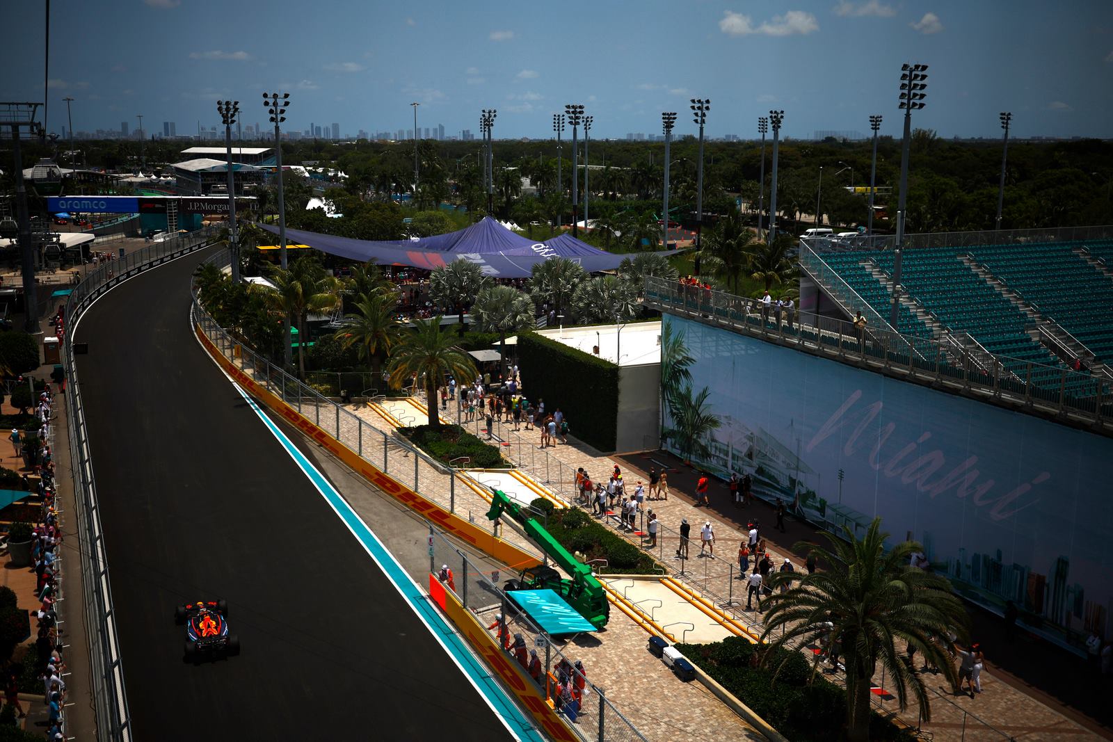 La Red Bull RB19 sur le tracé du Grand Prix de Miami 2023
