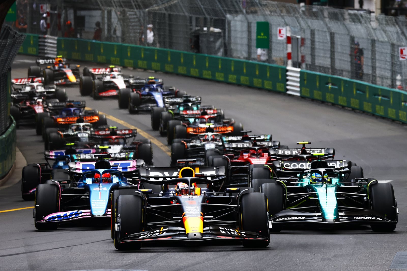 Le départ du Grand Prix de Monaco 2023