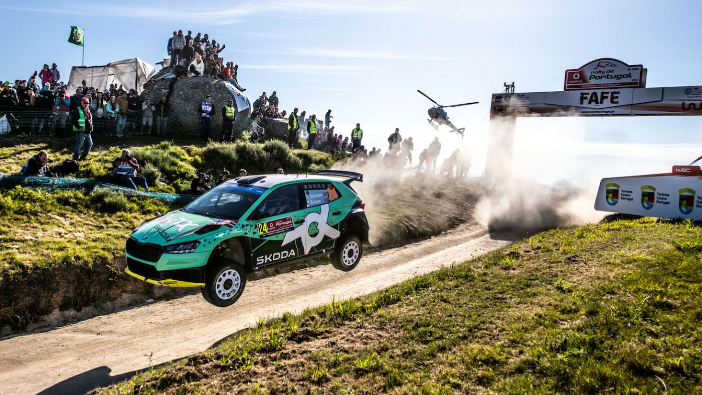 Andreas Mikkelsen termine troisième du Rallye du Portugal 2023 en WRC2