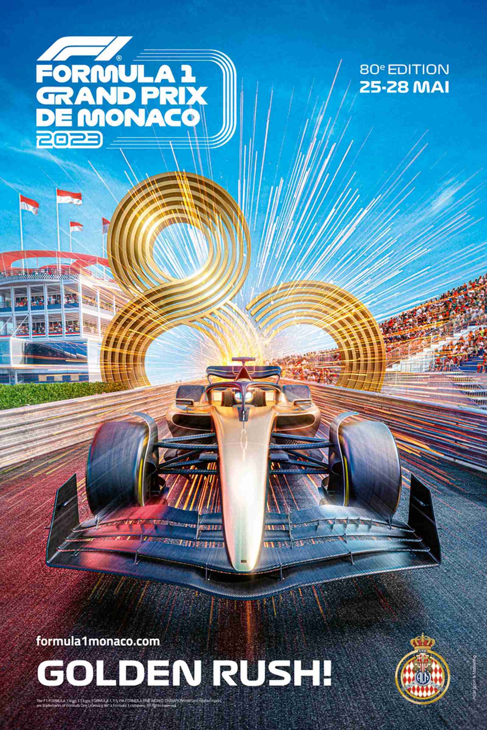 Affiche du 80ème Grand Prix de Monaco
