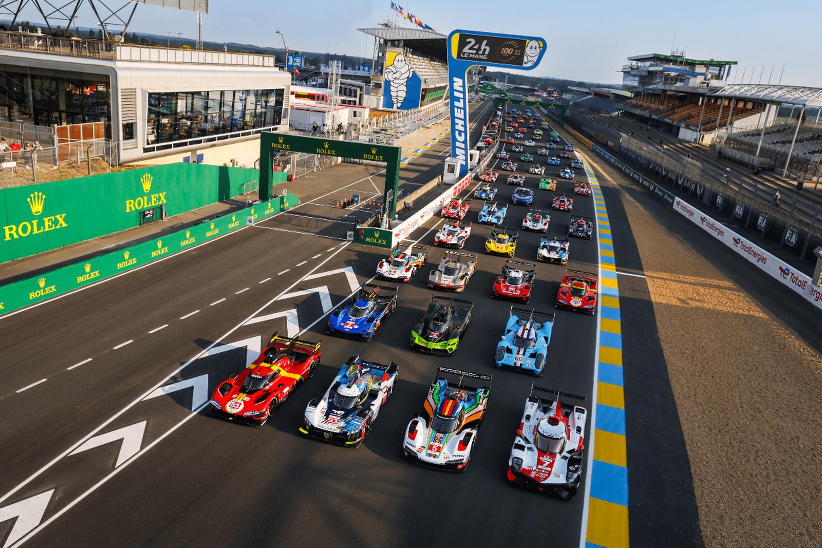 Photo officielles des 62 voitures des 24 Heures du Mans 2023