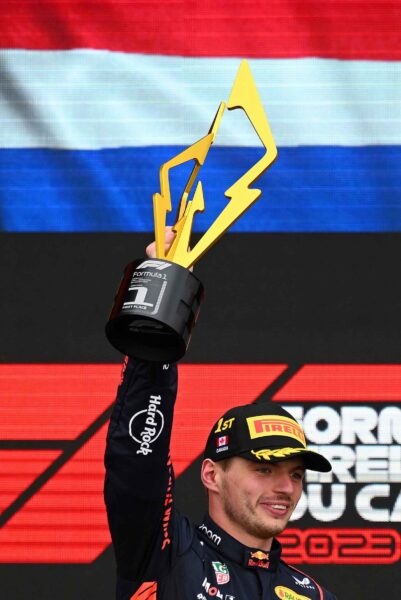 Max Verstappen et le Trophée du Grand Prix du Canada 2023