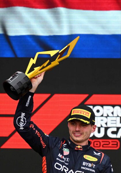 Max Verstappen et le Trophée du Grand Prix du Canada 2023