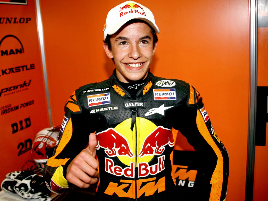 Marc Marquez avec la combinaison Red Bull KTM