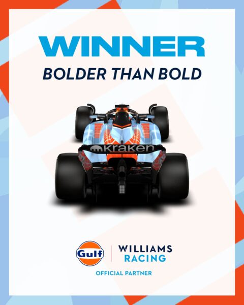 La livrée spéciale "Bolder than Bold" de Williams Racing