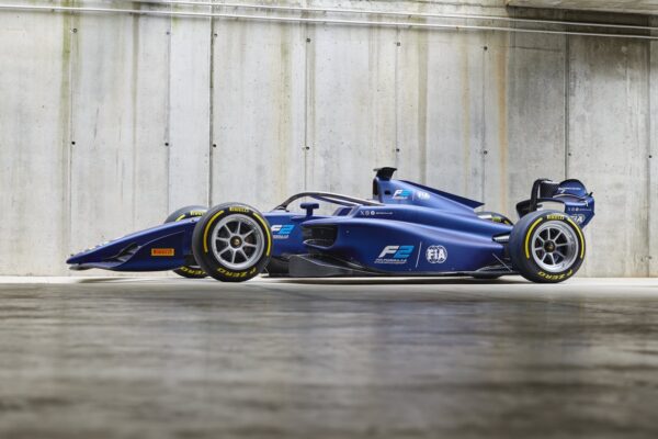 Photo de profil de la nouvelle monoplace FIA F2 2024