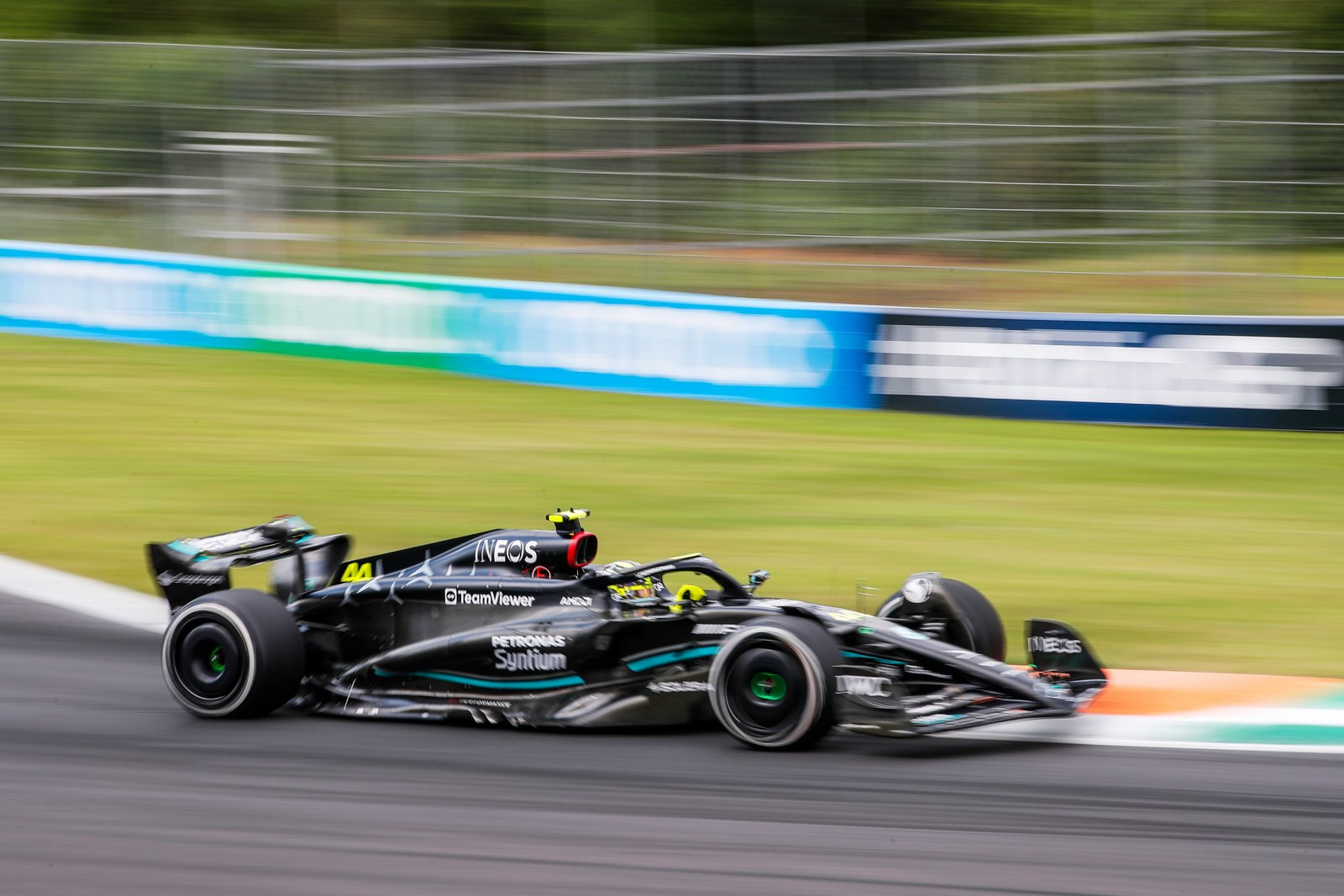 Lewis Hamilton aux EL1 de Monza 2023