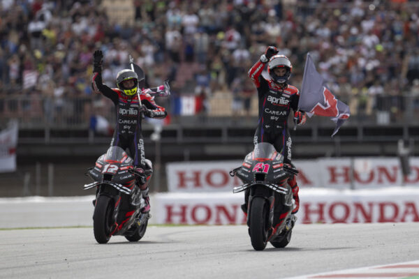 Week-end historique pour Aprilia à Barcelone