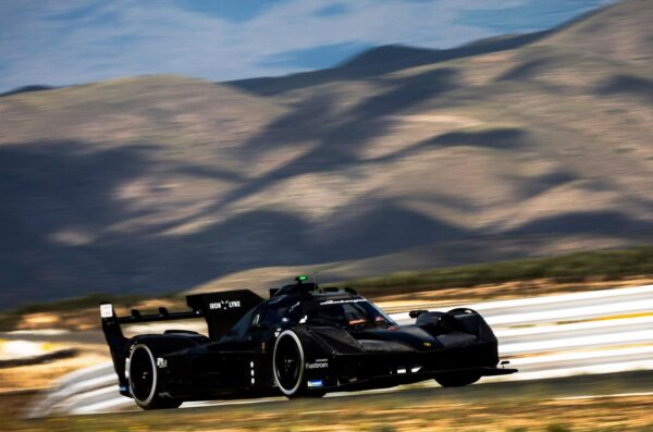 Romain Grosjean en test avec la Lamborghini SC63 en Espagne