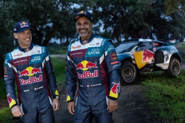 Nasser Al-Attiyah et Mathieu Baumel dans le Prodrive Hunter en 2024