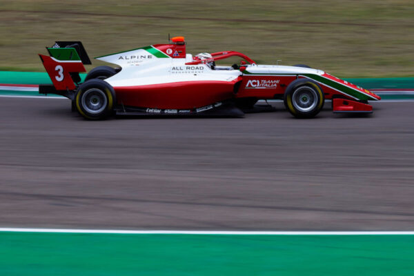 Gabriele Mini, meilleur temps des essais FIA F3 à Imola
