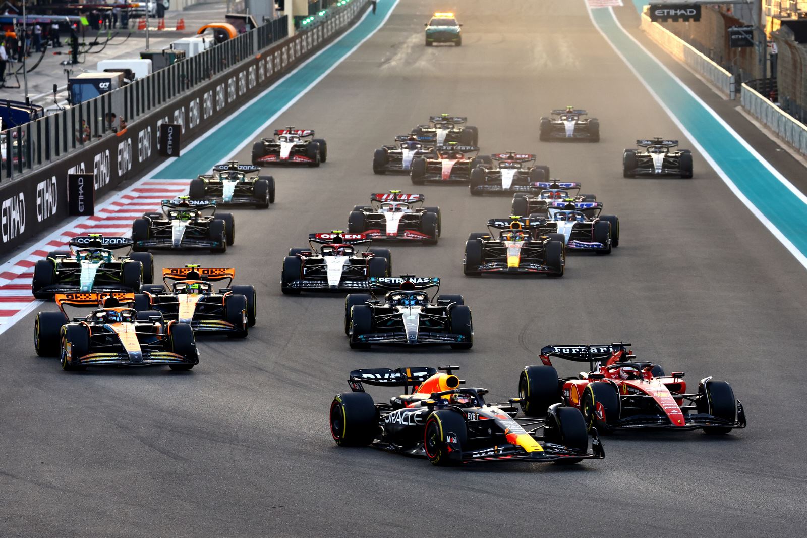 Départ du GP d'Abu Dhabi 2023