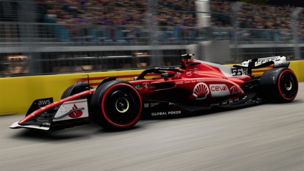 La Scuderia Ferrari avec une livrée spéciale à Las Vegas