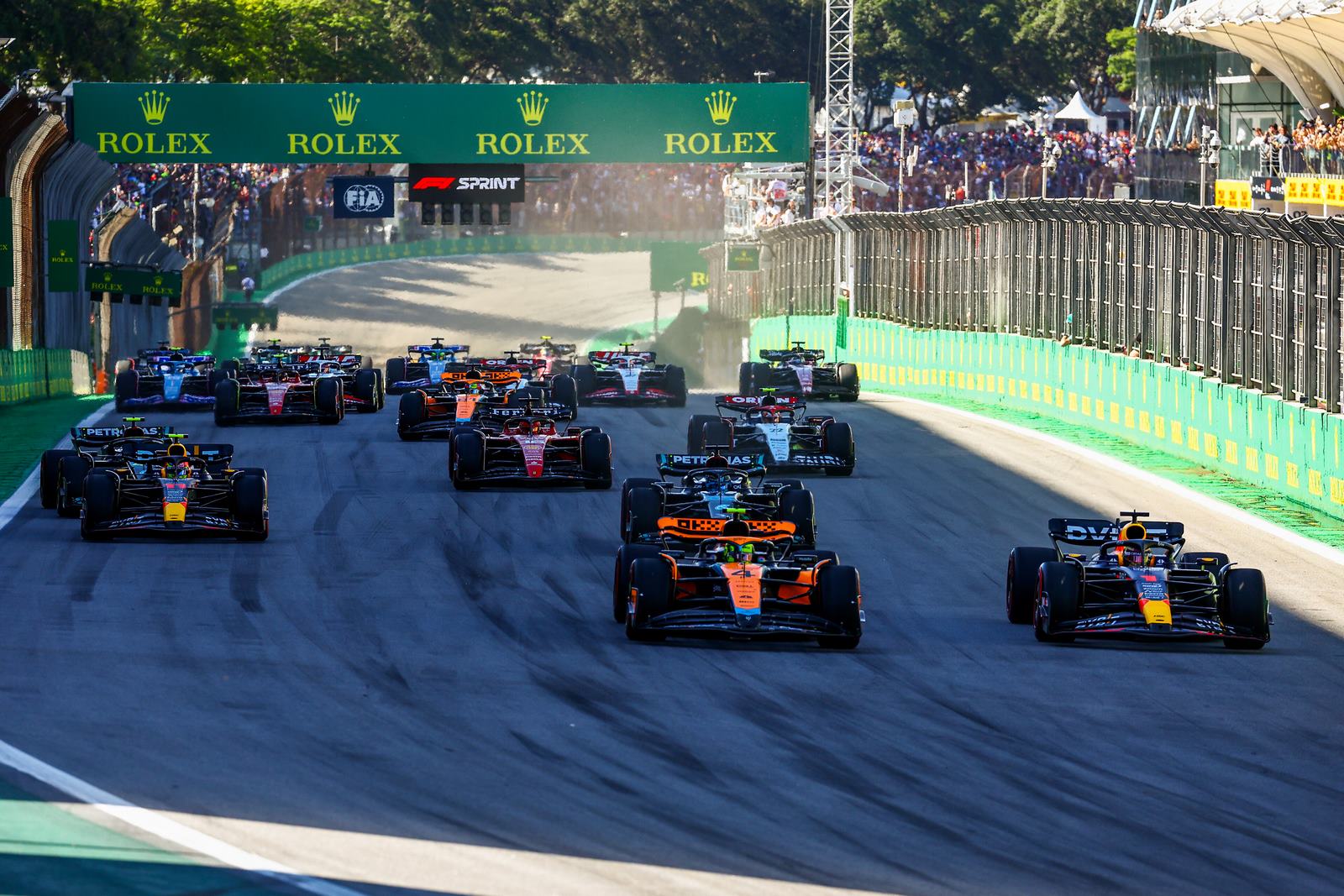 Le départ de la course Sprint à Sao Paulo 2023