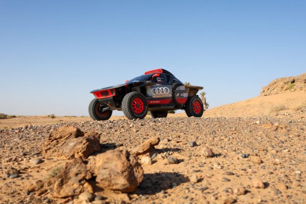 L'Audi RS Q e-tron prêt pour le Dakar 2024