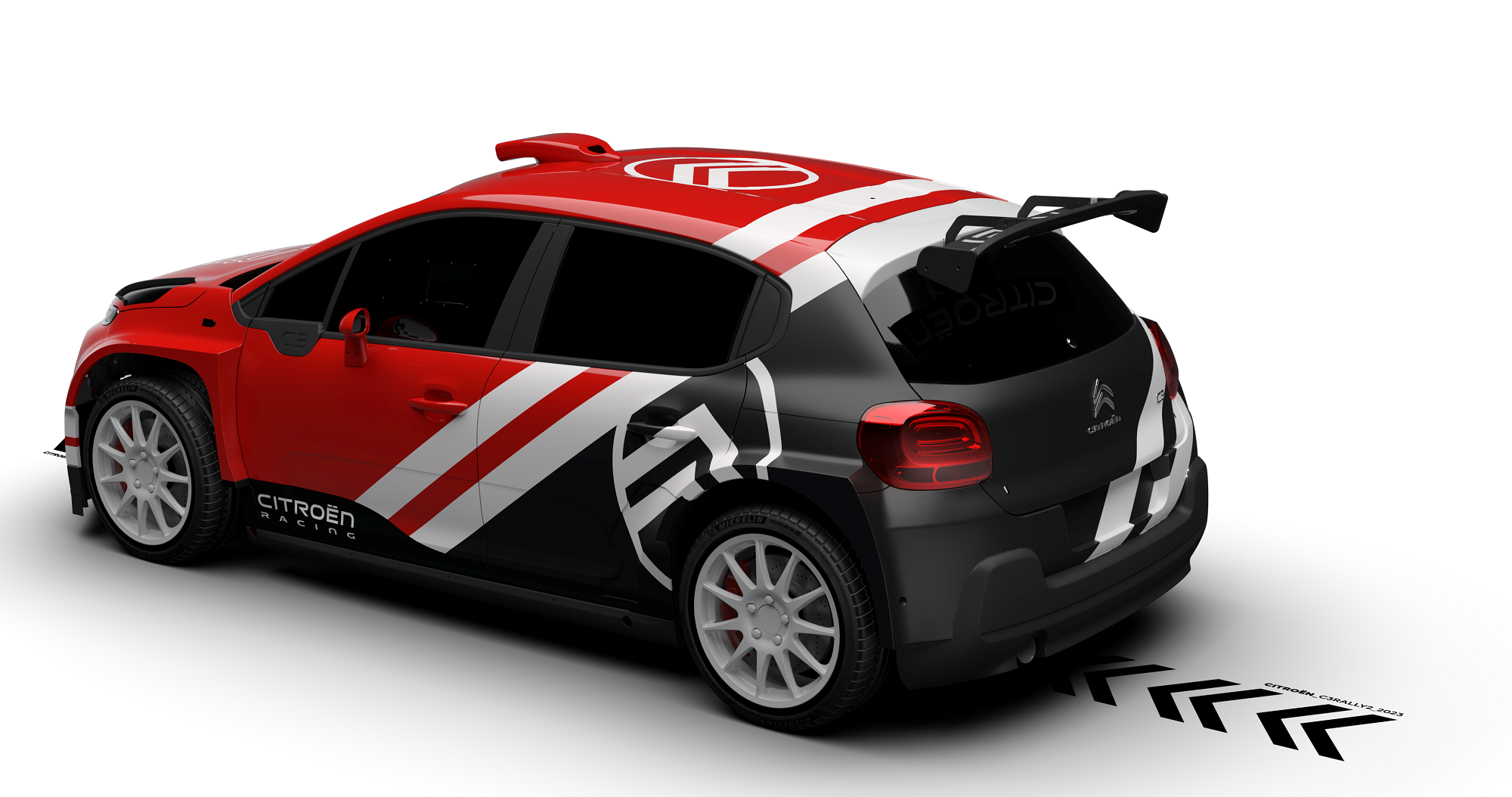 La Citroën C3 Rally2 dans sa livrée 2024