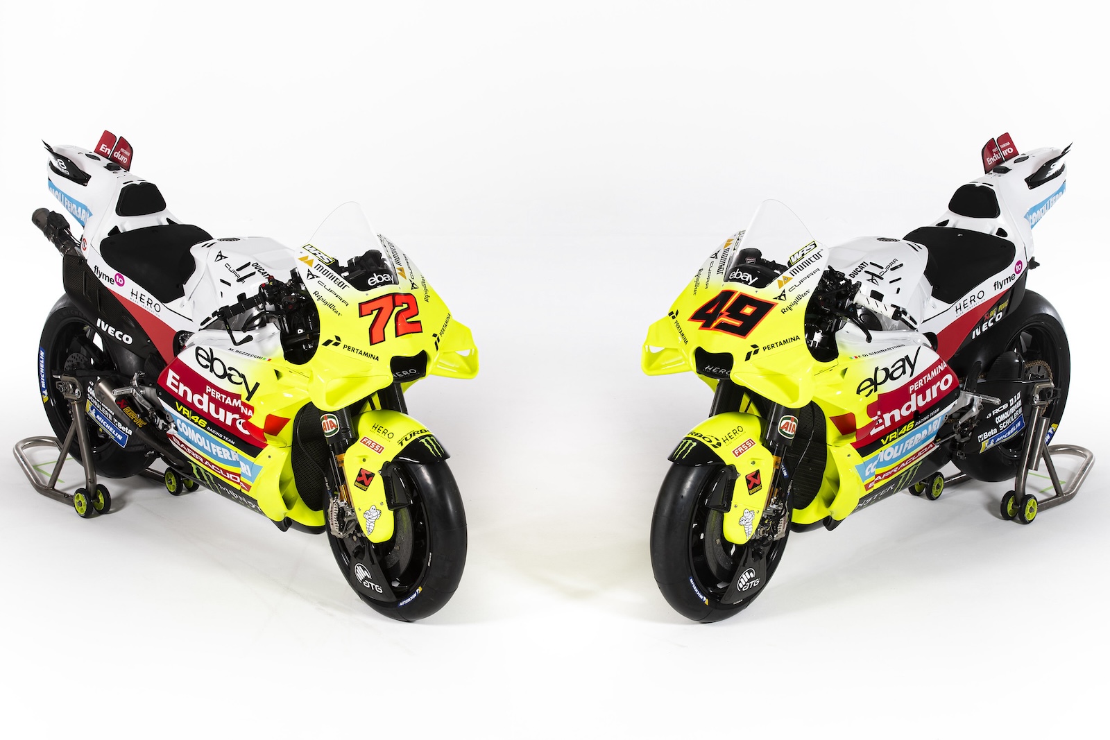 Les MotoGP de la VR46 Ducati 2024