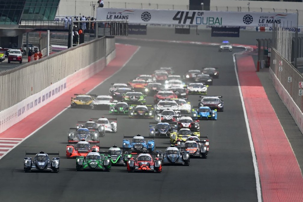 Asian Le Mans Series Dubai 2024 Depart Start