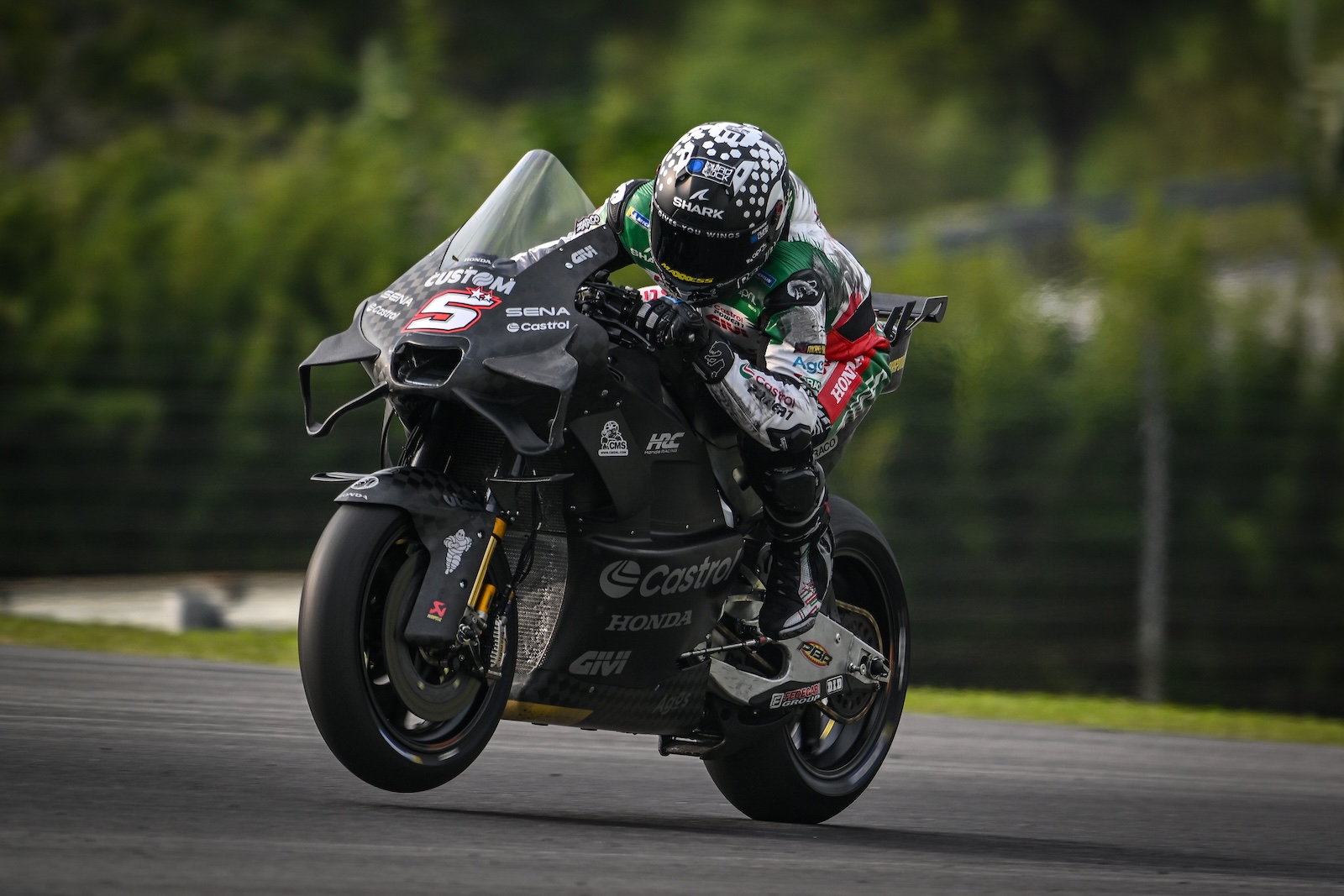 Johann Zarco sur la LCR Honda lors des essais MotoGP de Sepang