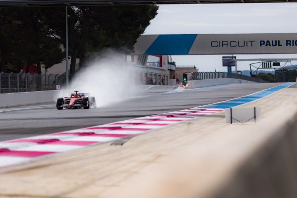 Charles Leclerc en test au Circuit Paul Ricard pour Pirelli