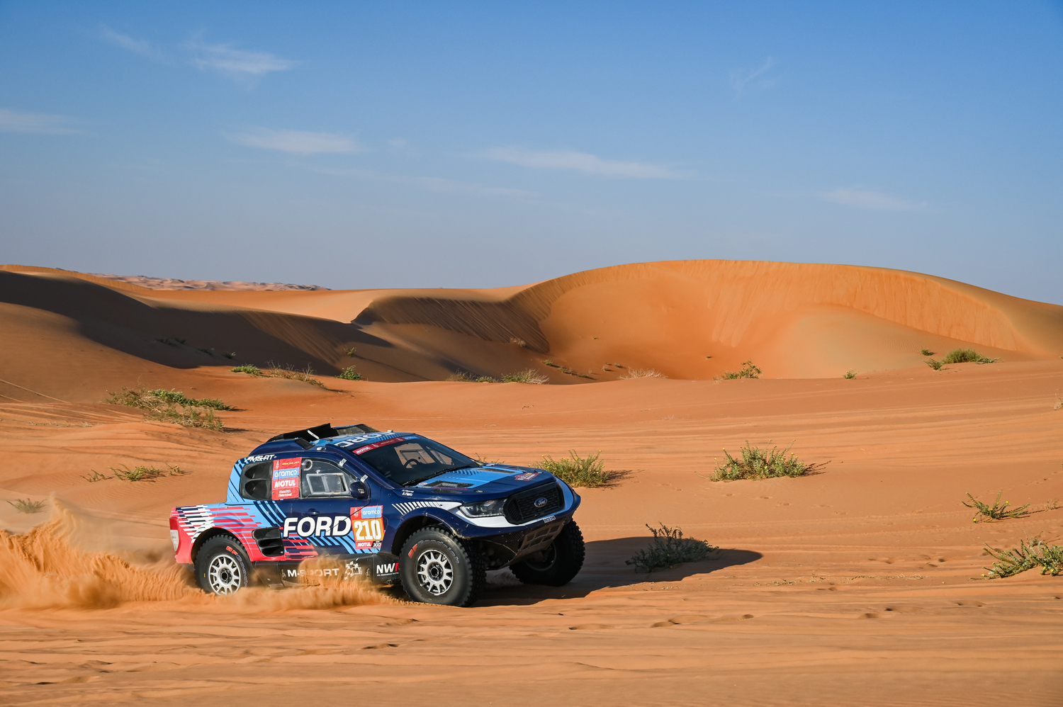 Nani Roma au volant du Ford Ranger T1+ au Dakar 2024