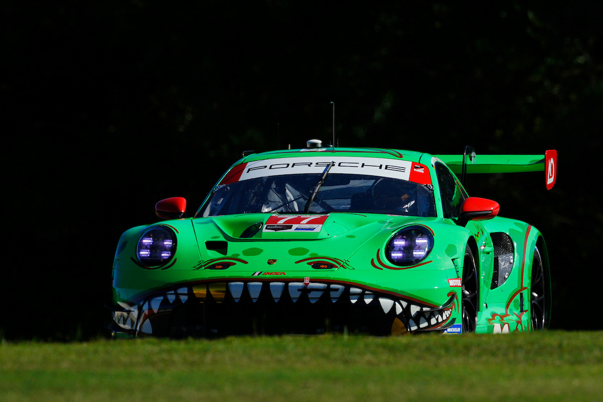 #77: AO Racing, Porsche 911 GT3 R (992), GTD PRO: Laurin Heinrich, Michael Christensen, Julien Andlauer