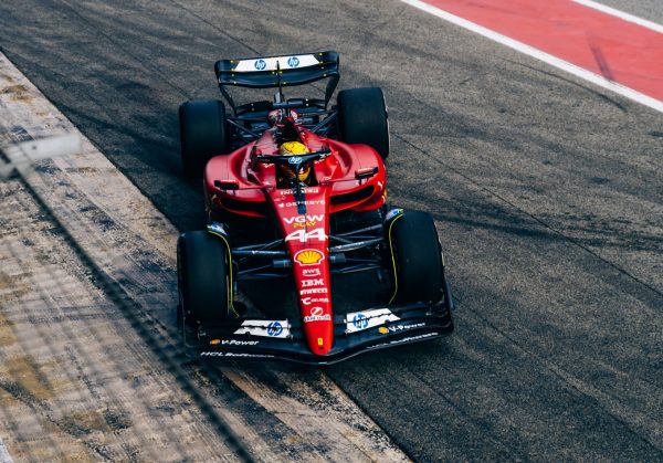 Lewis Hamilton aux essais Ferrari TPC de Barcelone