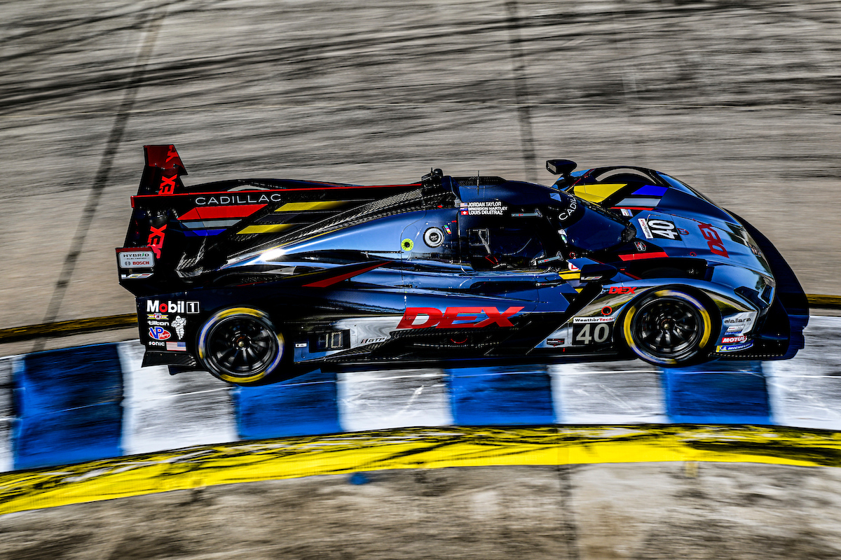 #40: Cadillac Wayne Taylor Racing, Cadillac V-Series.R, GTP: Jordan Taylor, Louis Deletraz, Brendon Hartley