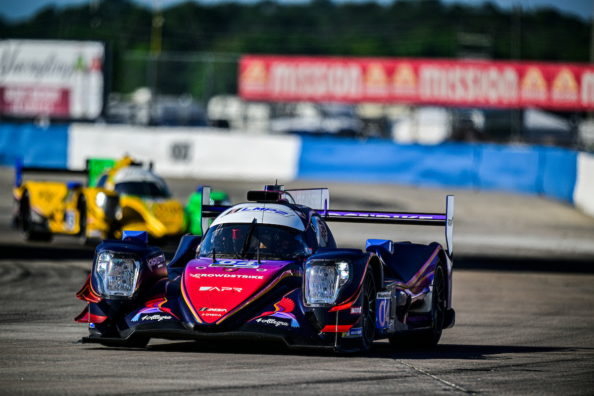 #04: Crowdstrike Racing by APR, ORECA LMP2 07, LMP2: George Kurtz, Malthe Jakobsen, Toby Sowery