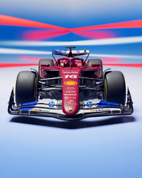 Livrée spéciale Miami pour la Ferrari SF-25
