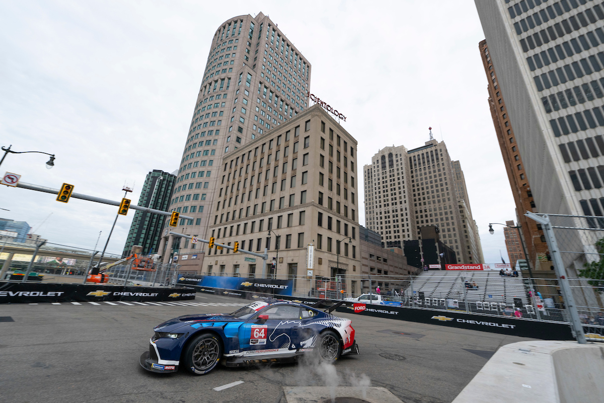 #64: Ford Multimatic Motorsports, Ford Mustang GT3, GTD PRO: Mike Rockenfeller, Sebastian Priaulx