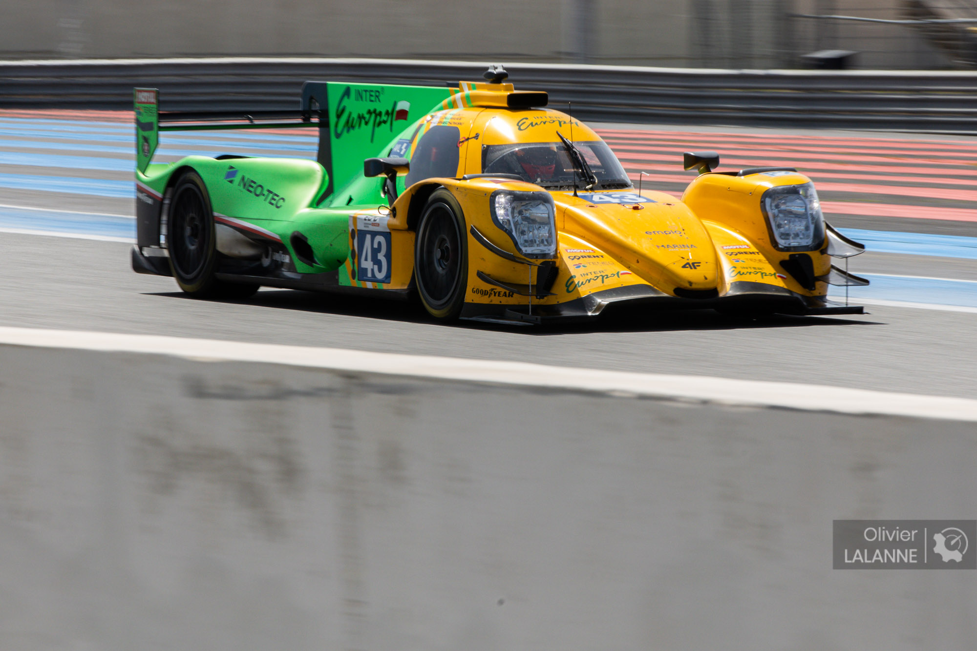 43 INTER EUROPOL COMPETITION Oreca 07 Gibson, Jakub SMIECHOWSKI (POL), Tom DILLMANN (FRA), Nicholas YELLOLY (GBR)LMP2, action
