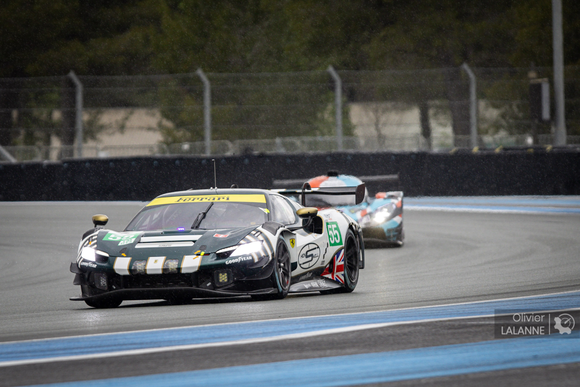 50 RICHARD MILLE AF CORSE Ferrari 296 LMGT3, Custodio TOLEDO (USA), Lilou WADOUX (FRA), Riccardo AGOSTINI (ITA), LMGT3, action