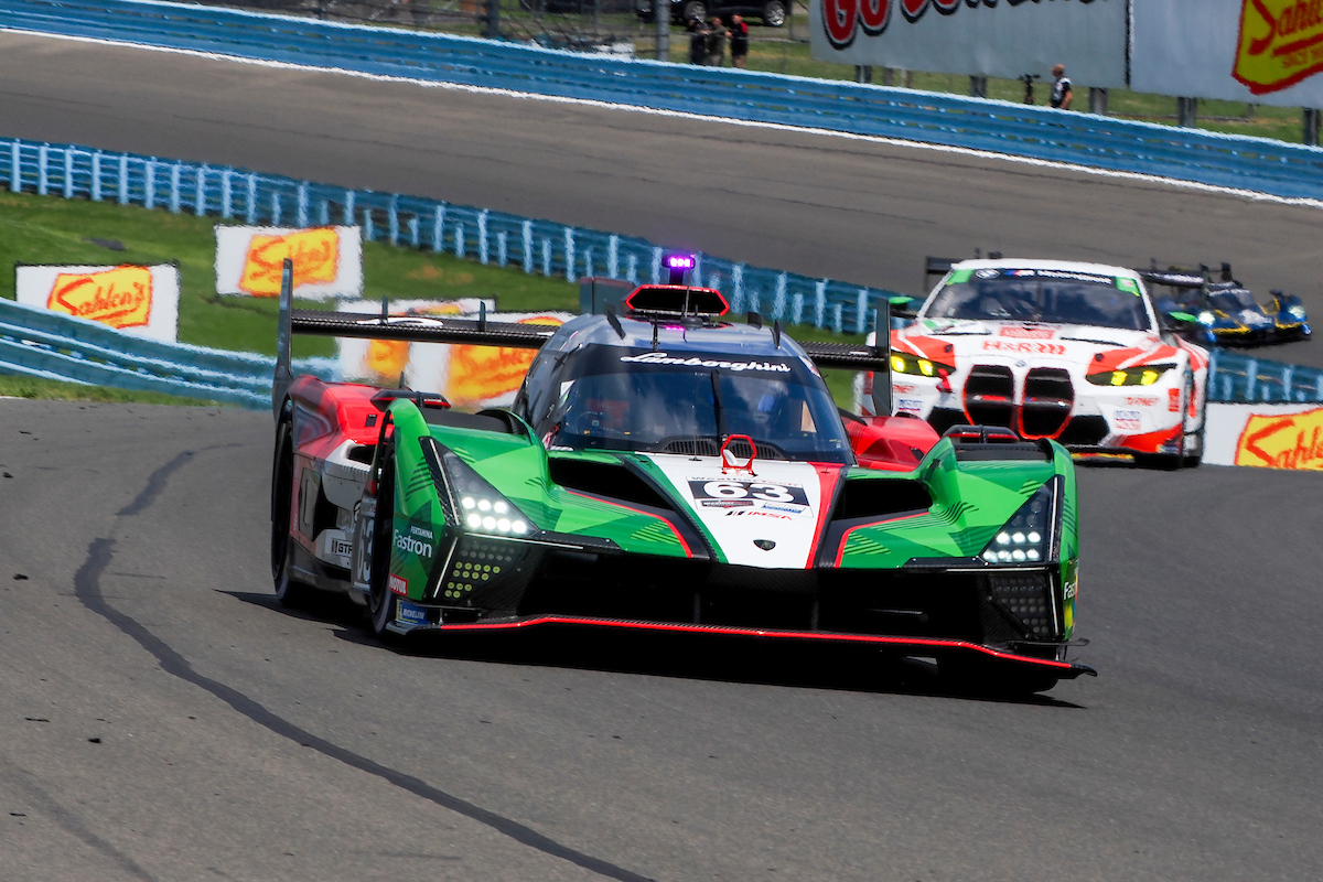 #63: Automobili Lamborghini Squadra Corse, Lamborghini SC63, GTP: Romain Grosjean, Daniil Kvyat