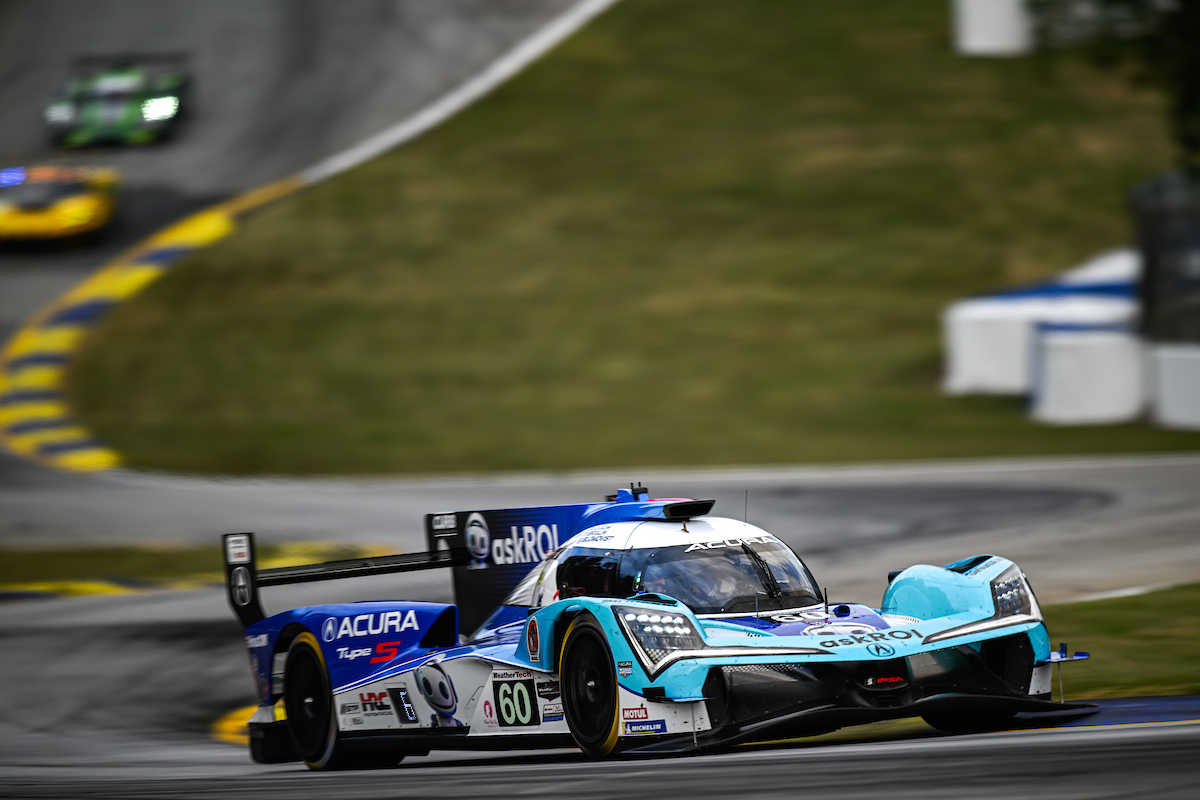 IMSA Petit Le Mans 2025 #60: Acura Meyer Shank Racing w/Curb Agajanian, Acura ARX-06, GTP: Tom Blomqvist, Colin Braun, Scott Dixon
