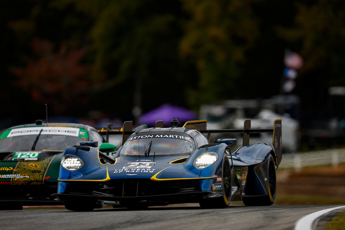 IMSA Petit Le Mans 2025 #23: ASTON MARTIN THOR Team, Aston Martin Valkyrie, GTP: Ross Gunn, Roman De Angelis, Alex Riberas