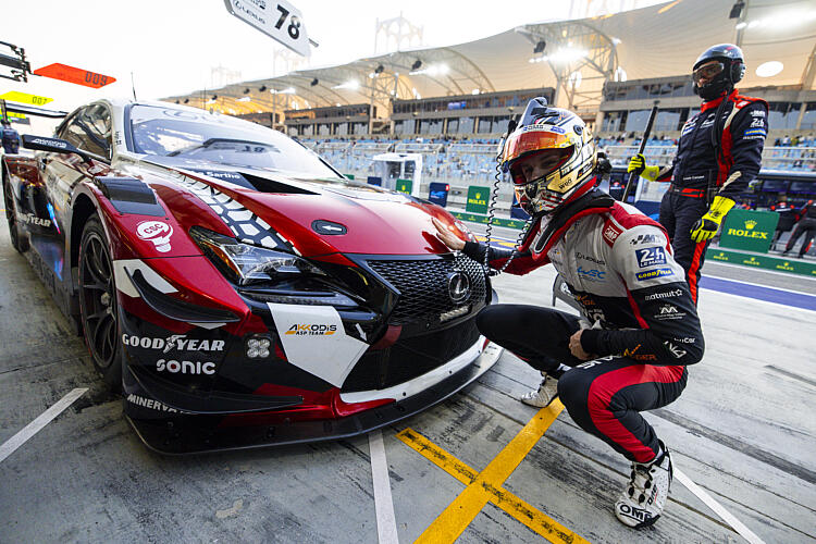 GEHRSITZ Finn (ger), Akkodis ASP Team, Lexus RC F GT3 #78, LM GT3, portrait during the 8 Hours of Fuji 2025, 8th round of the 2025 FIA World Endurance Championship, from November 6 to 8, 2025 on the Bahrain International Circuit in Sakhir, Bahrain - Photo Julien Delfosse / DPPI