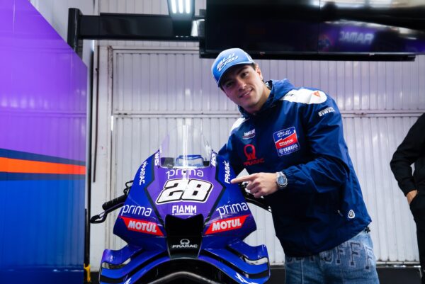 Izan Guevara a pu faire un essai avec Yamaha en MotoGP
