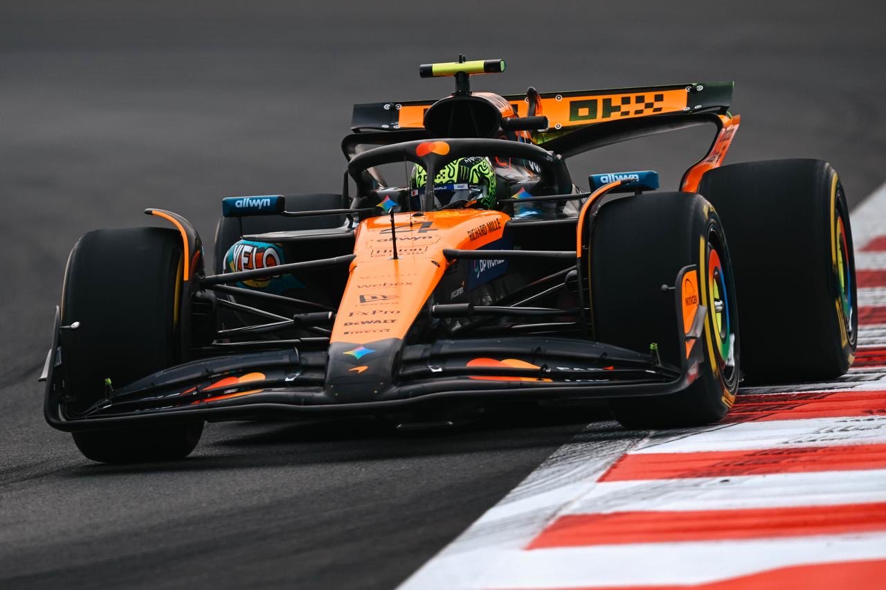 Norris au GP d'Abu Dhabi 2025