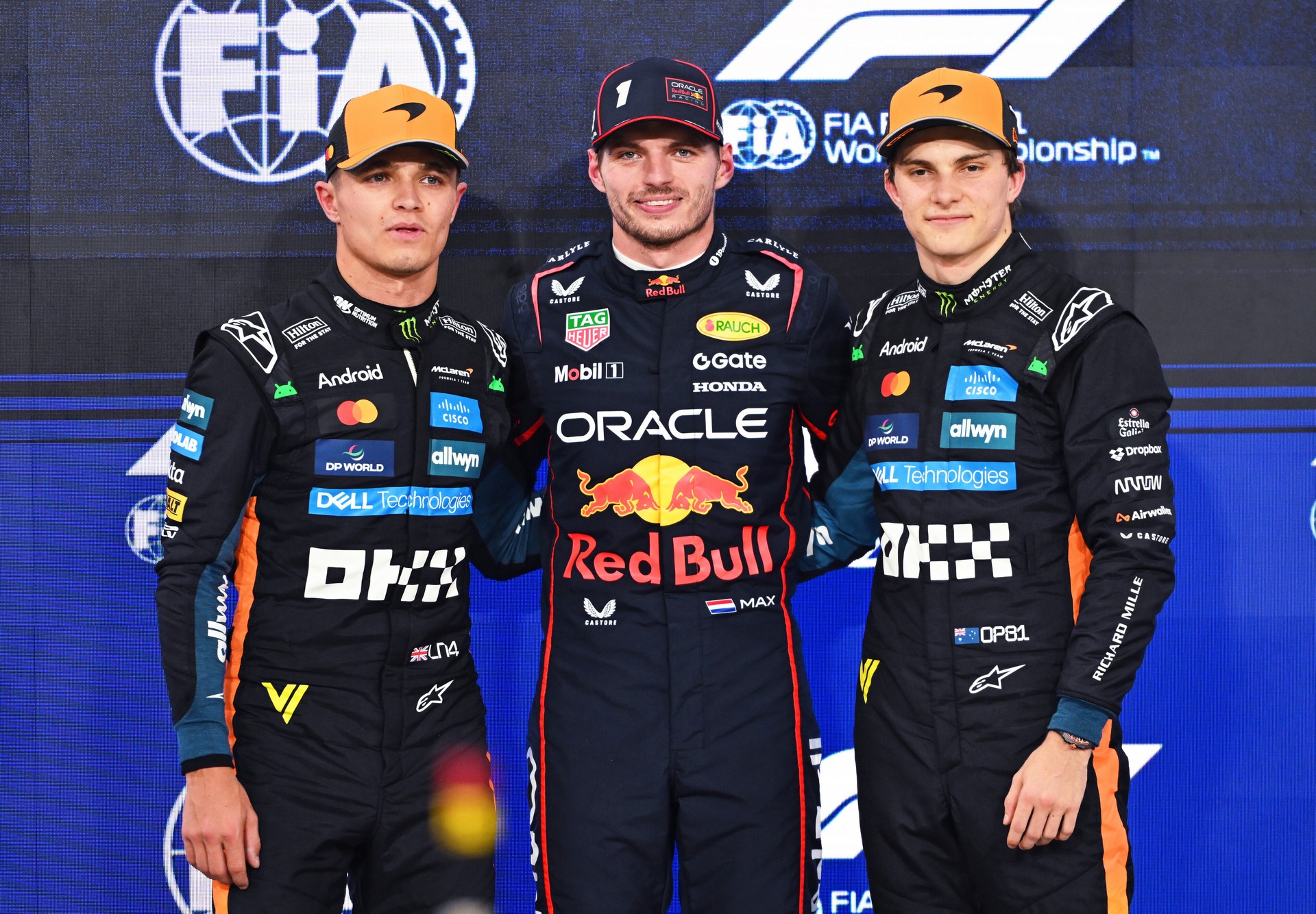 Top 3 post-qualif Abu Dhabi 2025