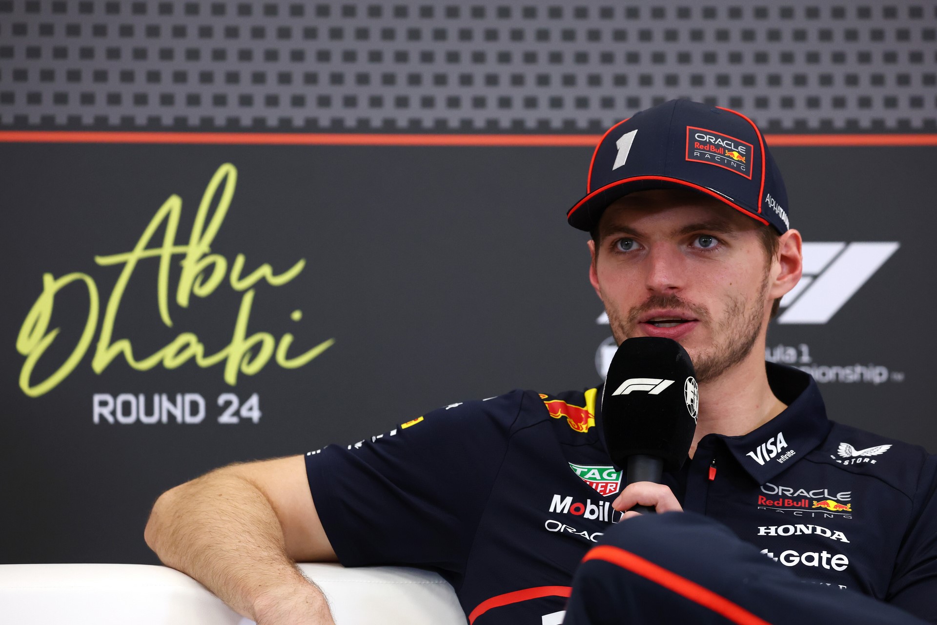 Verstappen post-conférence GP d'Abu Dhabi 2025