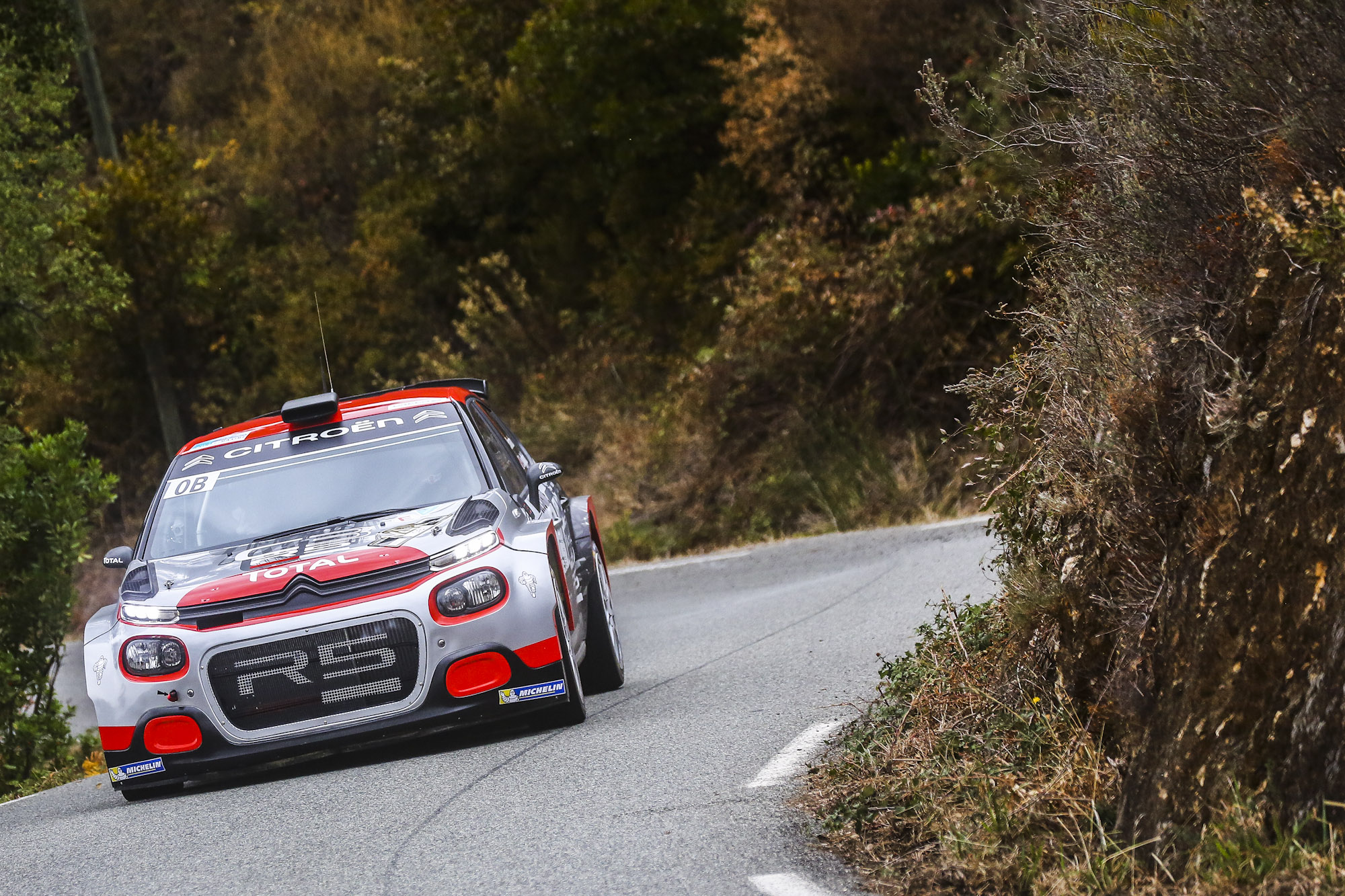 Yoann Bonato en 2017, lors de la première sortie de la C3 R5 au Rallye du Var